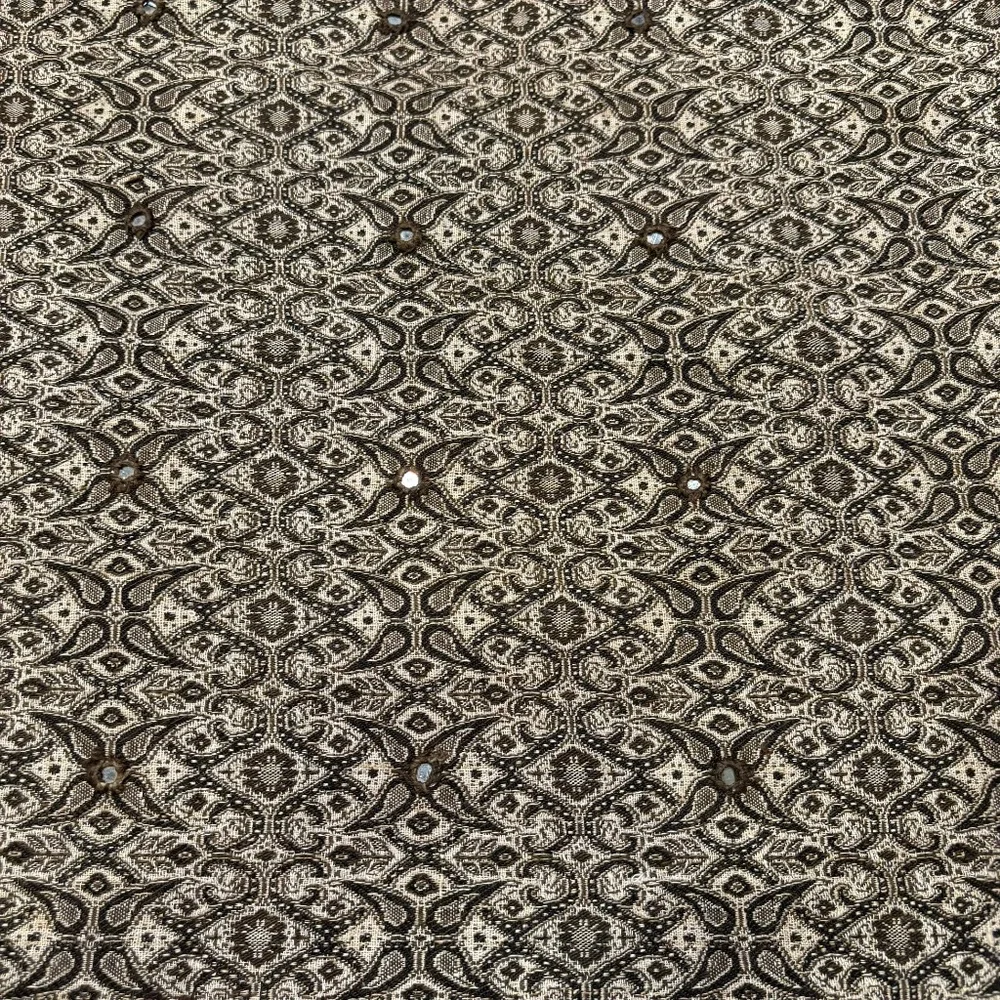 Vintage mirrored throw/blanket/table runner